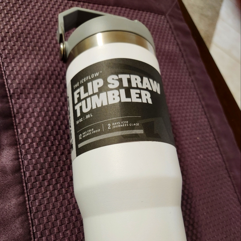Stanley Flip Straw 30oz Tumbler White